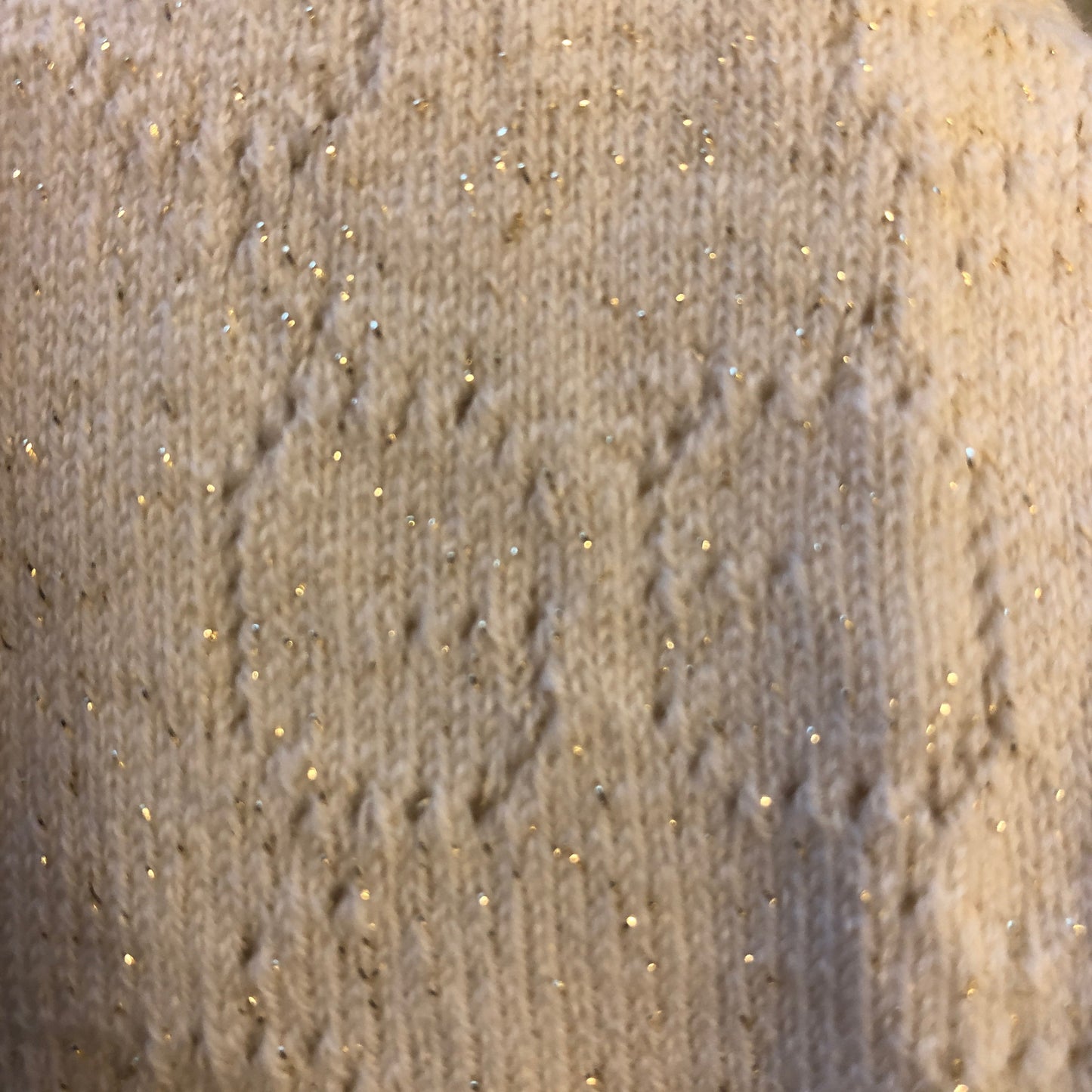 Gucci Winter G Lurex Knit Tights in Ivory