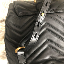 Load image into Gallery viewer, Gucci Marmont Quilted Leather Backpack in Black