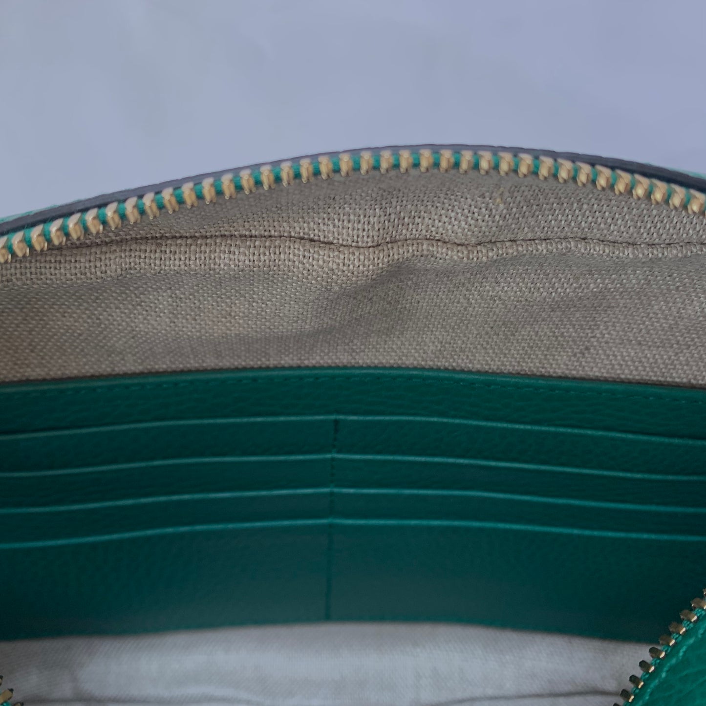 Gucci Canvas Supreme Camera Bag Emerald Green
