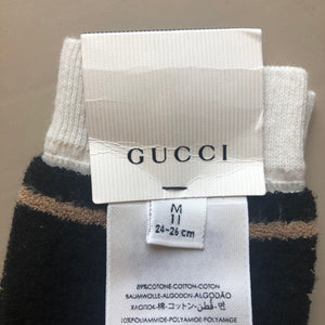 Gucci GG Logo Sponge Socks in Black