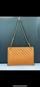 Gucci GG Marmont Shoulder Bag in Vaccha Brown