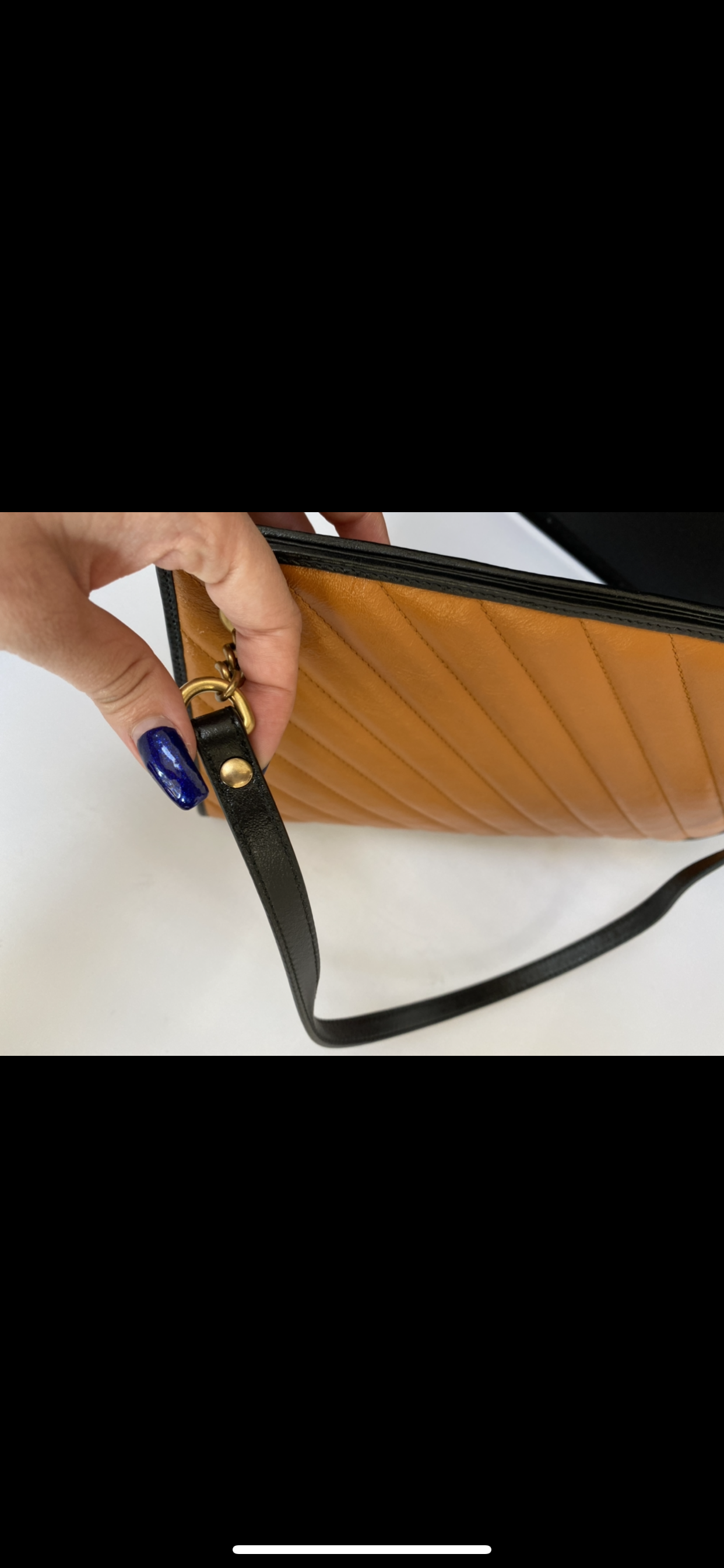 Gucci GG Marmont Shoulder Bag in Vaccha Brown