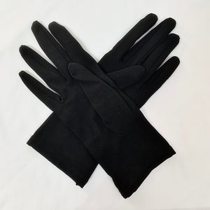 Gucci GG Viscose Cady Gloves in Black