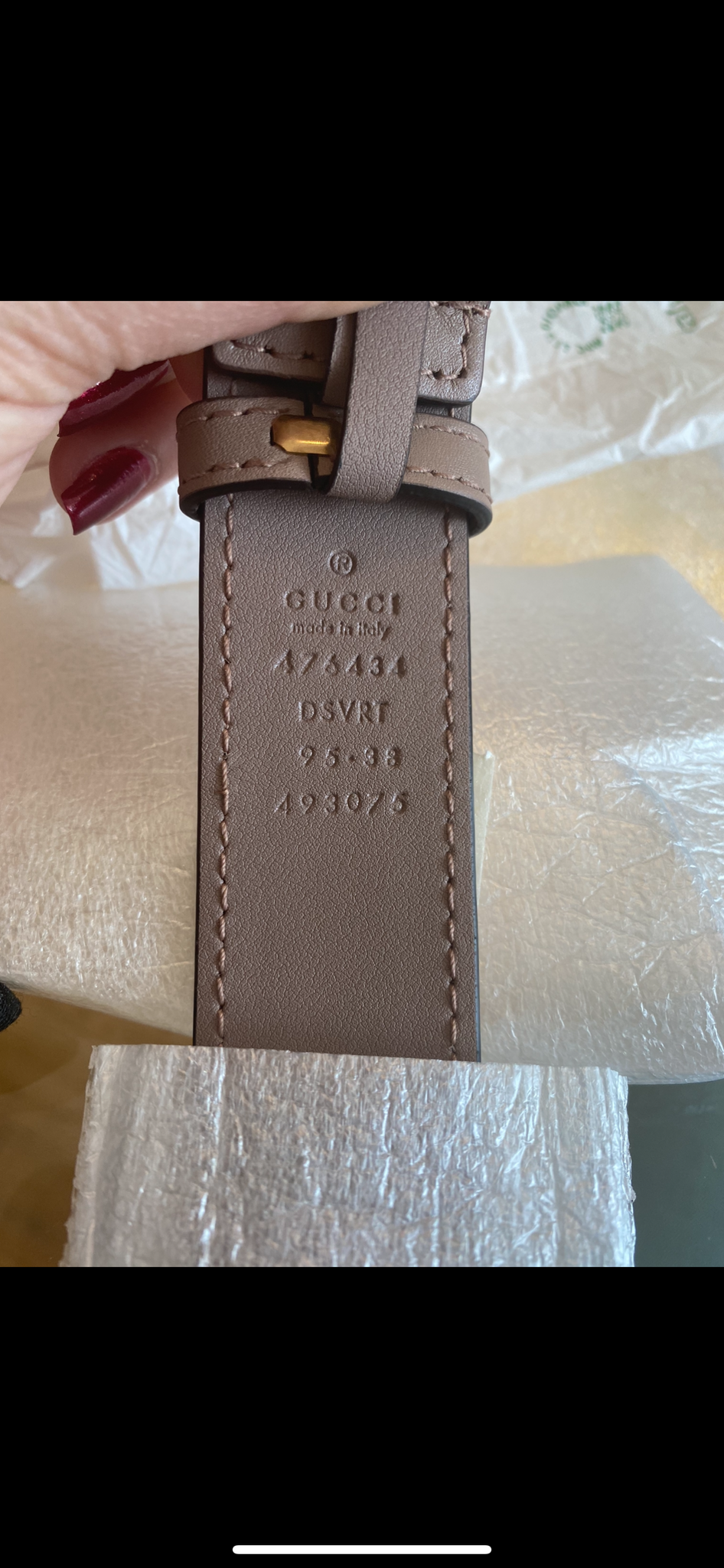 Gucci marmont belt serial number hotsell