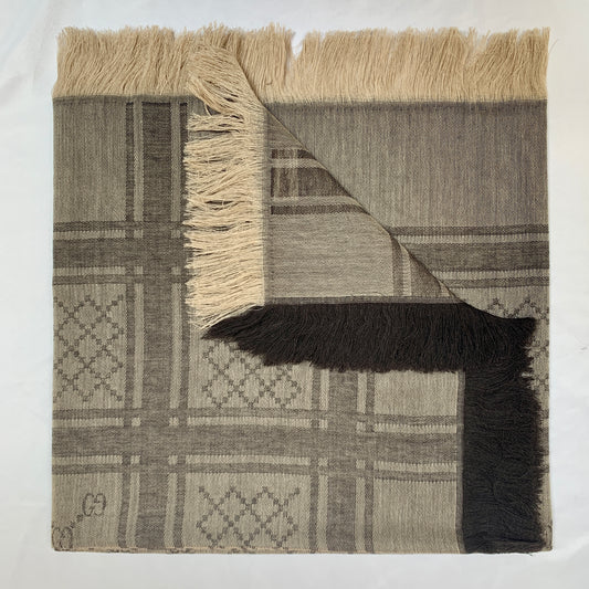 Gucci GG Guccissima Monogram Surviee Scarf in Brown