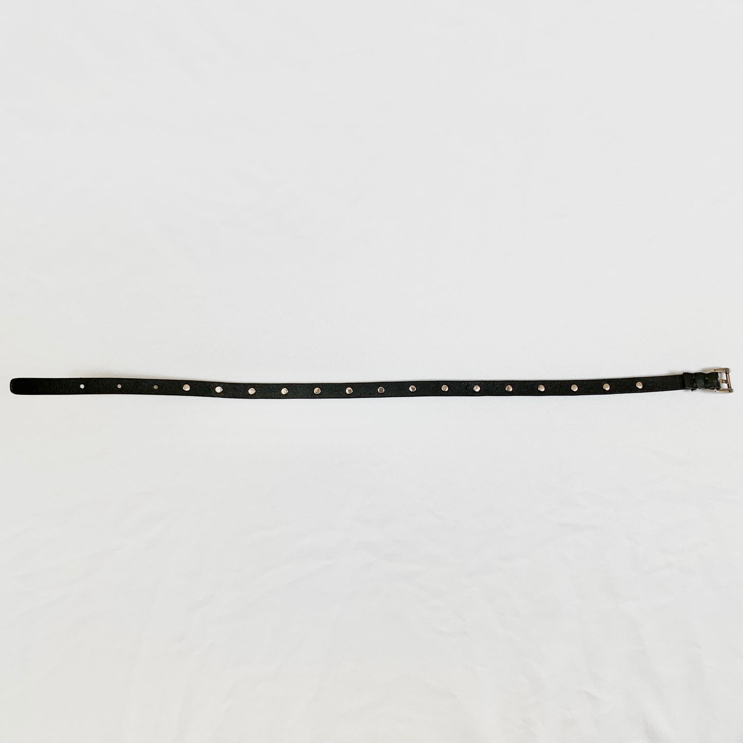 Gucci Studded Feline Head Leather Wrap Bracelet in Black