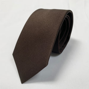 Gucci Interlocking GG Logo Neck Tie in Coffee Brown