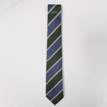 Load image into Gallery viewer, Gucci Amoure Striped Neck Tie in Green and Blue