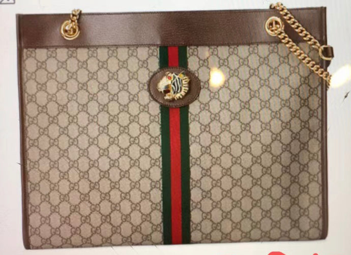 Gucci Rajah GG Canvas Tote Bag