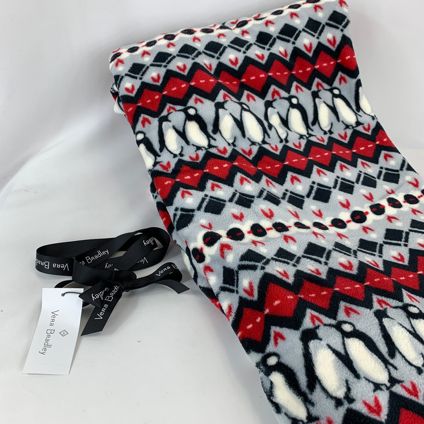 Vera Bradley Throw Blanket in Penguins Intarsia