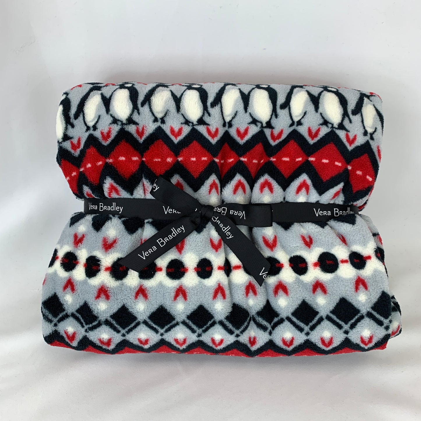 Vera Bradley Throw Blanket in Penguins Intarsia