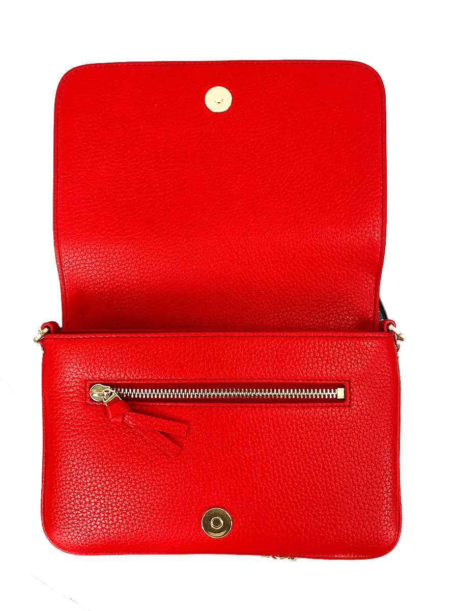Tory Burch Thea Mini Bag in Brilliant Red –