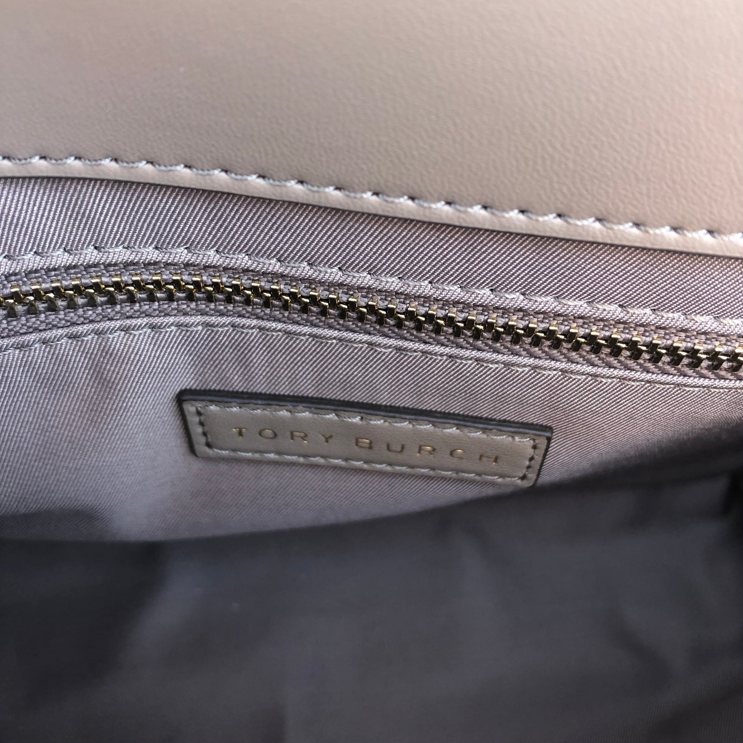 Tory Burch Savannah Shoulder Bag in French Gray