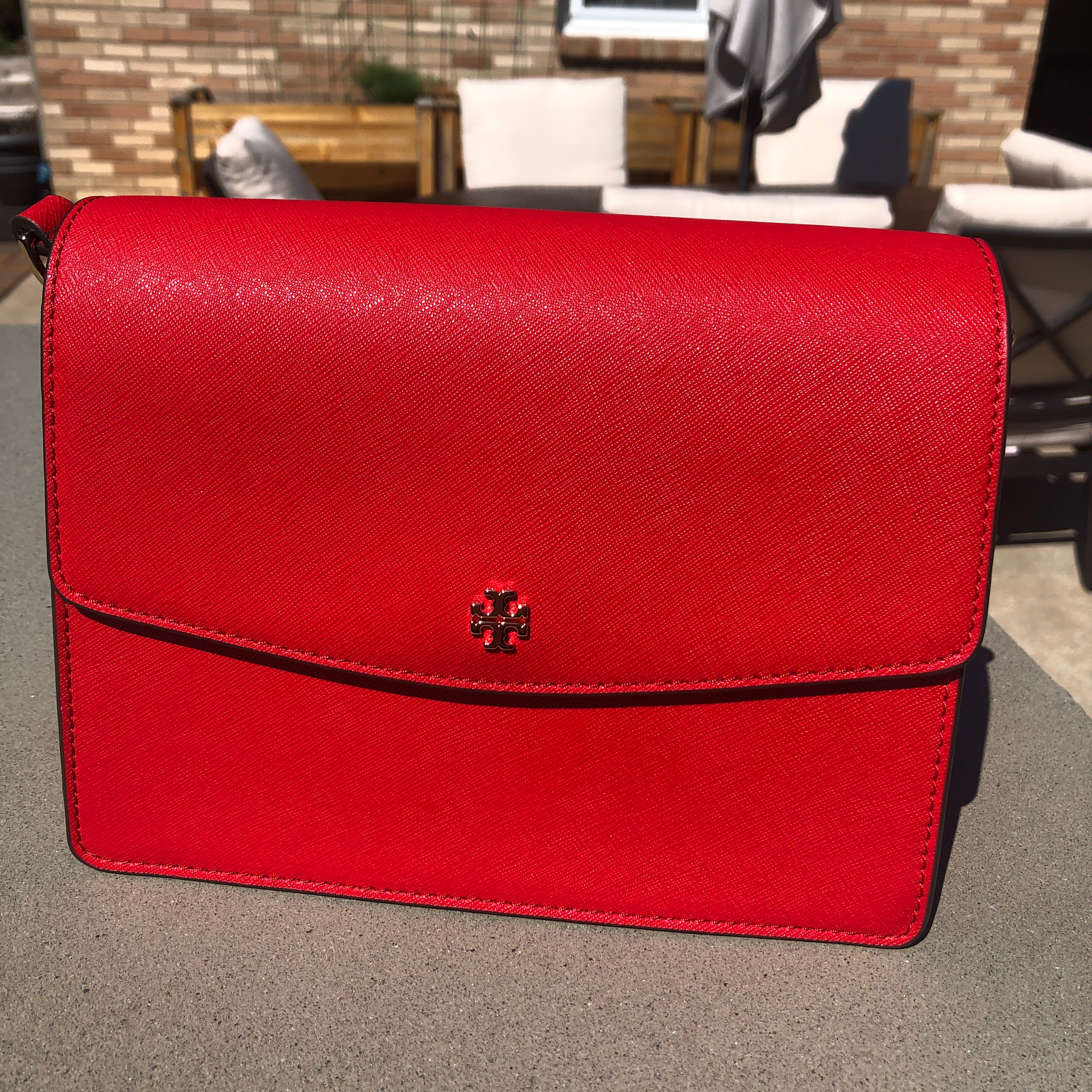 Tory Burch NWT Emerson Mini Shoulder Bag Red Size One Size - $270 (22% Off  Retail) New With Tags - From Kari