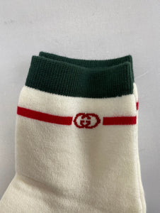 Gucci Cotton Socks with GG Embroidered Logo
