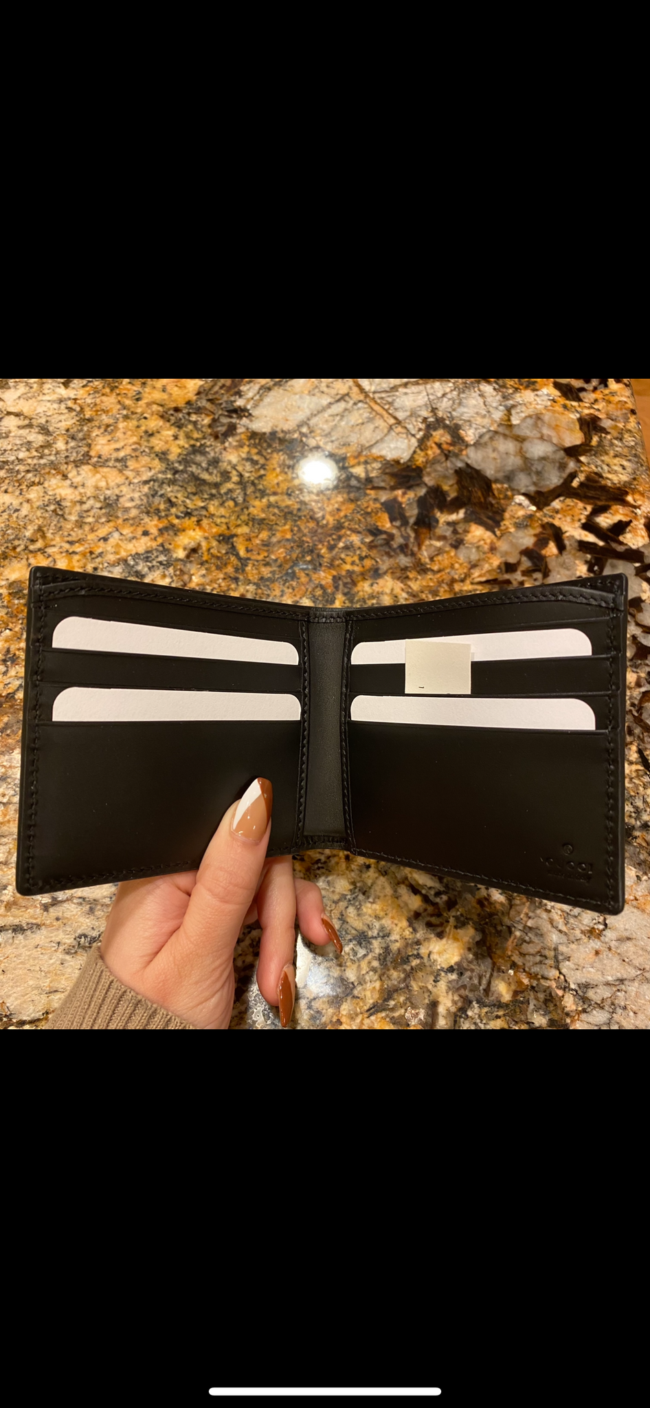 GG Supreme Wallet in Black - Gucci