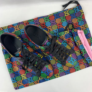 Gucci GG Psychedelic Ace Sneaker in Black