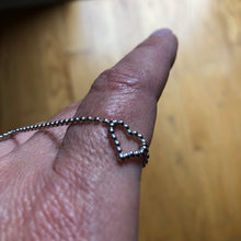 Load image into Gallery viewer, Gucci Heart and Interlocking GG Ball and Chain Sterling Silver Bracelet