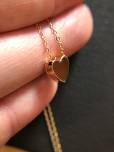 Load image into Gallery viewer, 14K Floating Heart on Chain Necklace