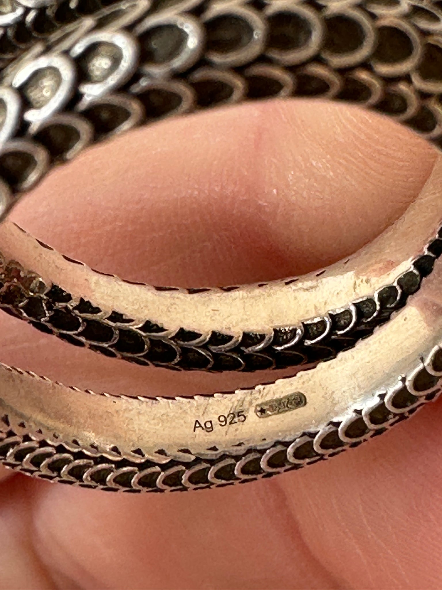 Gucci Garden Silver Snake Ring