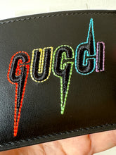 Load image into Gallery viewer, Gucci Blade Embroidered Card Case in Black
