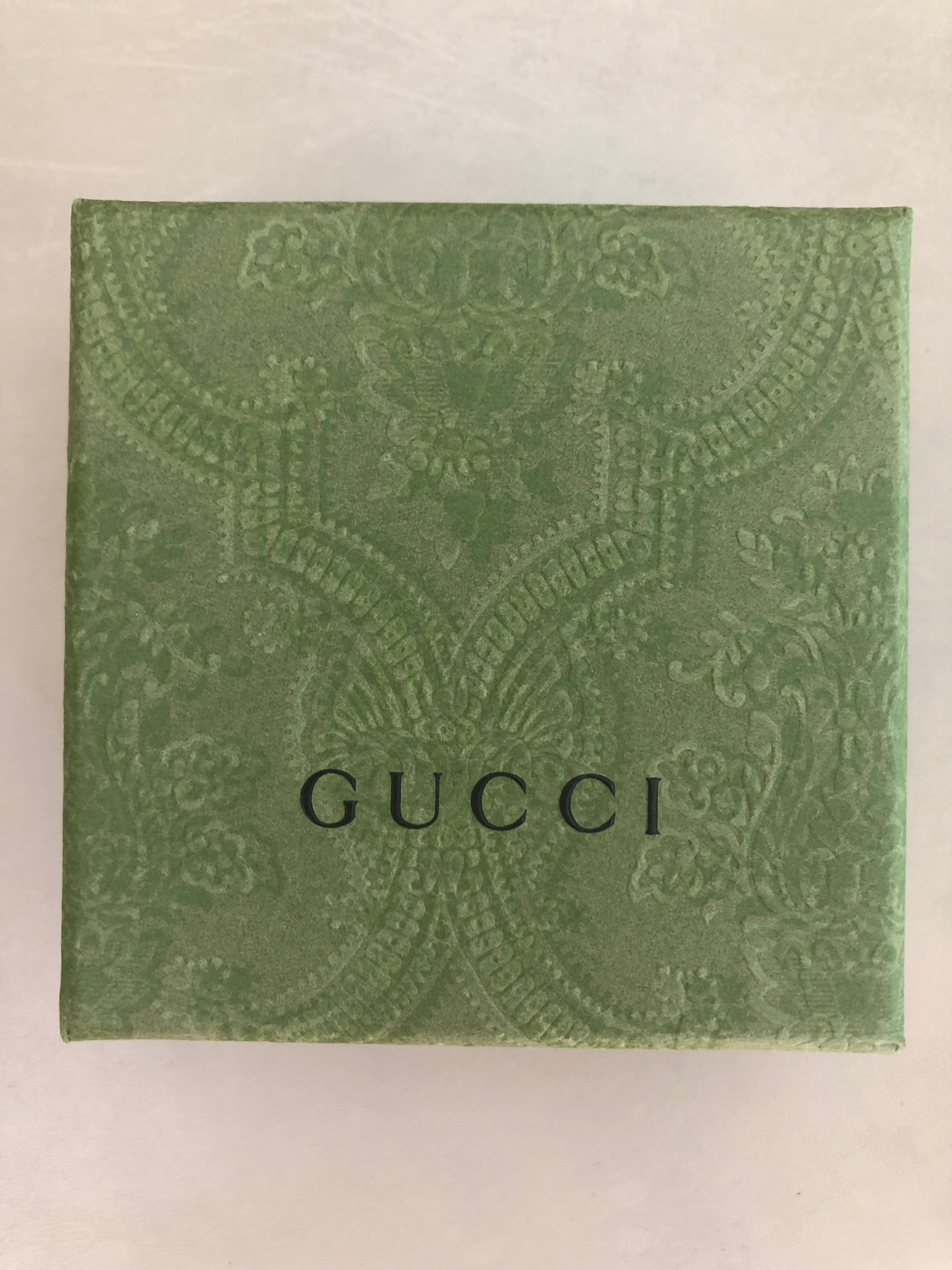 Gucci Logo Sterling Silver Round Stud Earrings