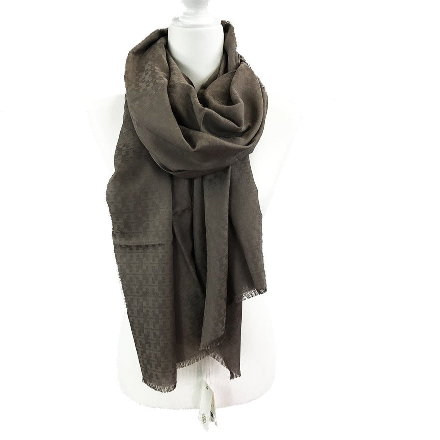 Burberry scarf brand new Grey Silk ref.186169 - Joli Closet