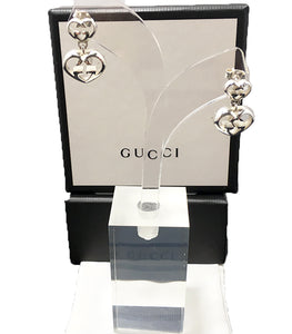 Gucci Heart Logo Earrings