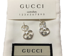 Load image into Gallery viewer, Gucci Heart Logo Earrings