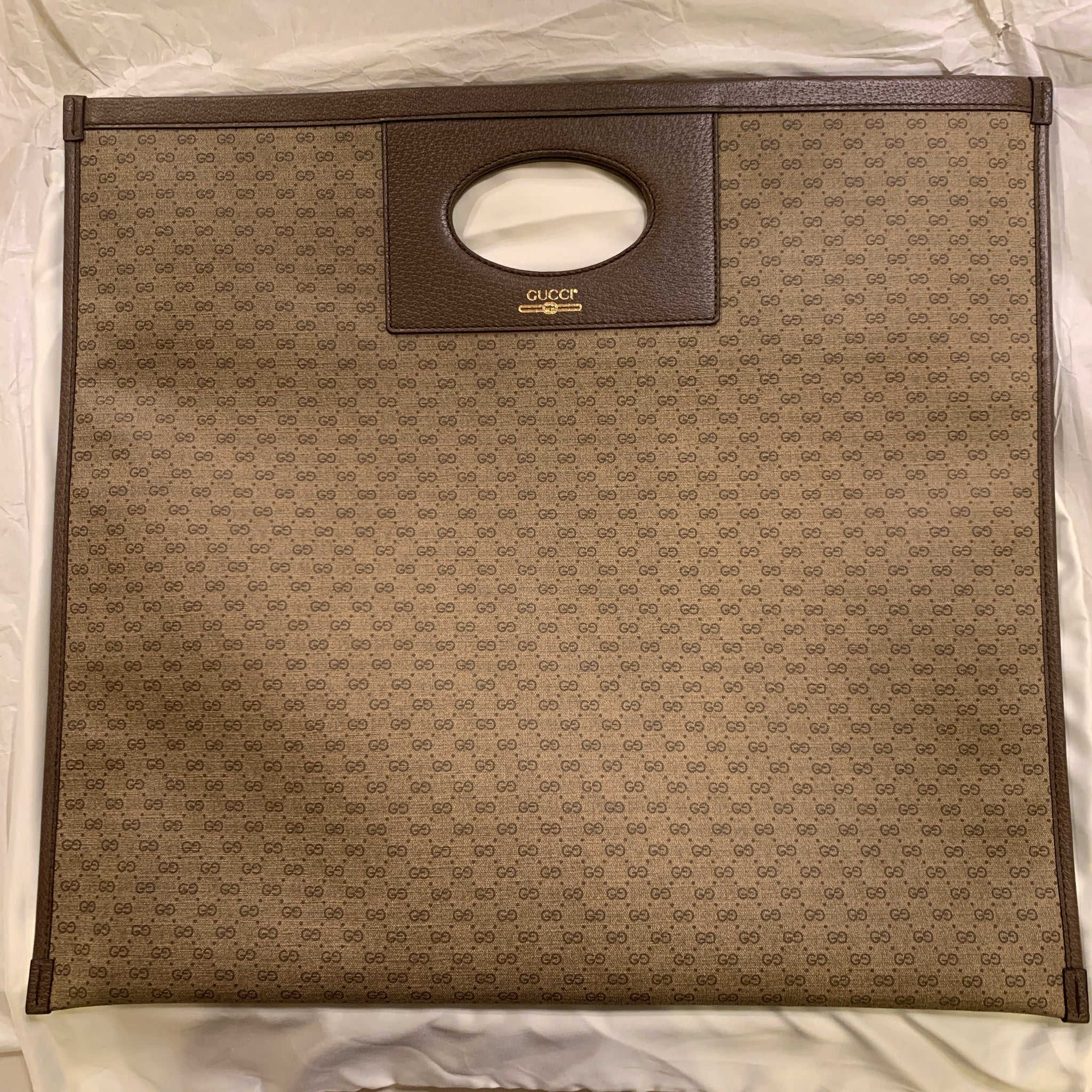 GG Supreme Canvas Mini Tote Bag in Beige - Gucci