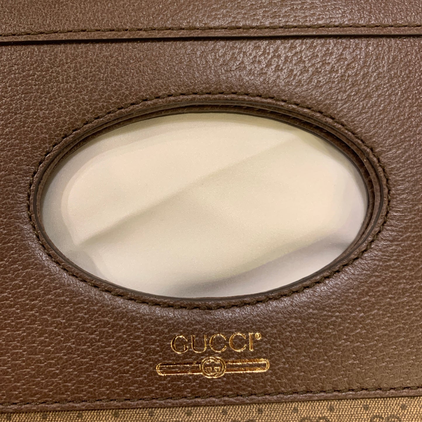 Gucci Mini GG Supreme Print Canvas Tote in Beige