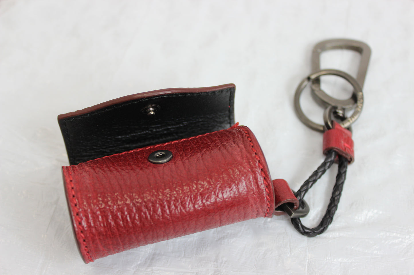 Salvatore Ferragamo Doggie Waste Bag Holder in Red