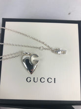 Load image into Gallery viewer, Gucci Sterling Silver Charlotte Heart Necklace