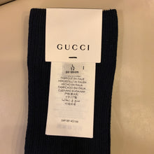 Load image into Gallery viewer, Gucci GG Diamond Socks in Navy/ Ivory