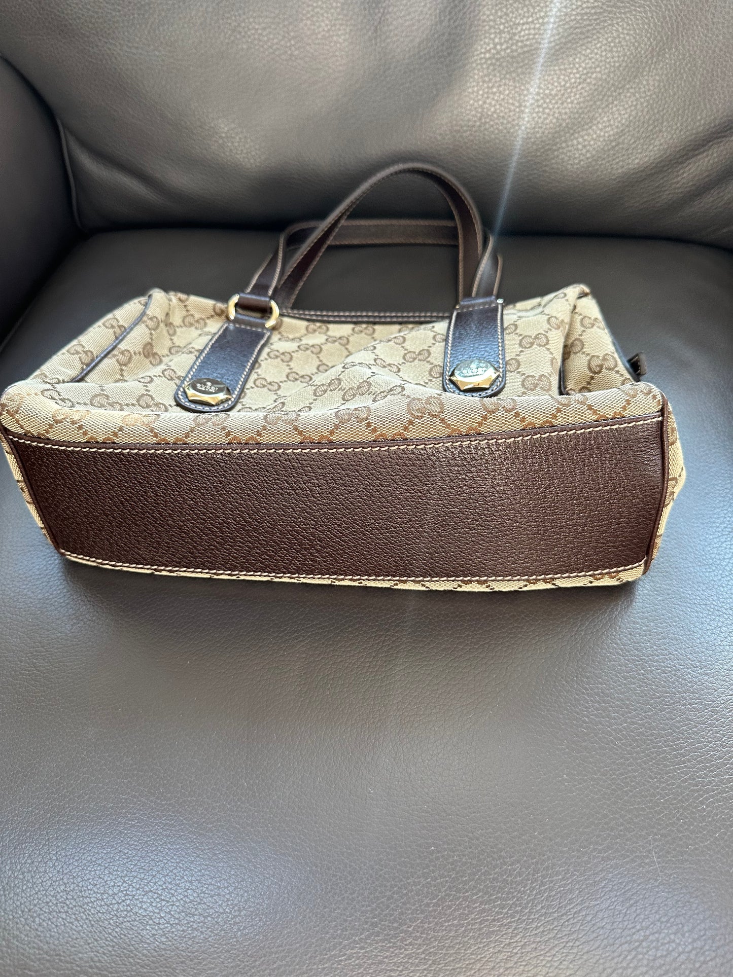 PREOWNED Gucci GG Monogram Boston Handbag
