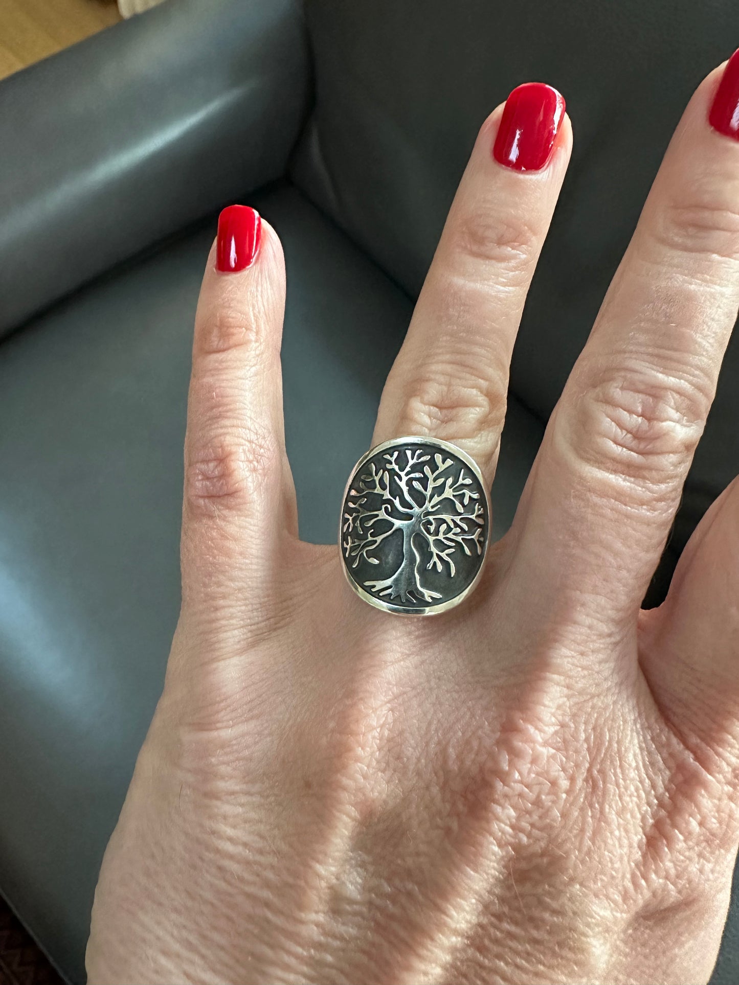 Gavriel Tree of Life Ring in Sterling Silver