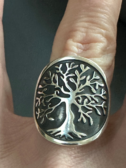 Gavriel Tree of Life Ring in Sterling Silver