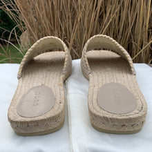 Load image into Gallery viewer, Gucci GG Juta Multi Twisted Woven Slides in Beige