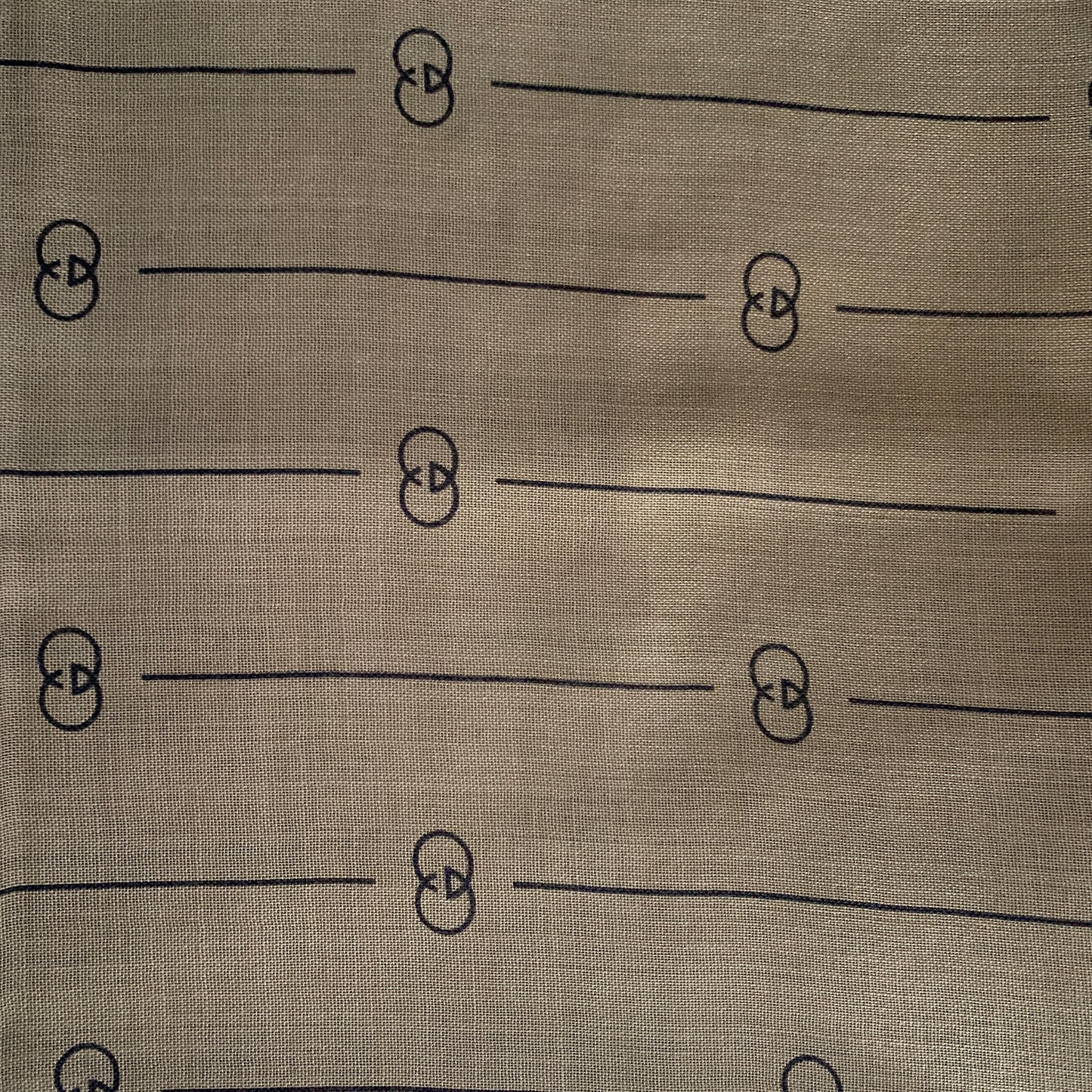 Gucci GG Thin Striped Scarf in Beige