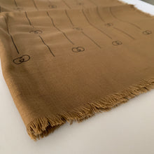 Load image into Gallery viewer, Gucci GG Thin Striped Scarf in Beige