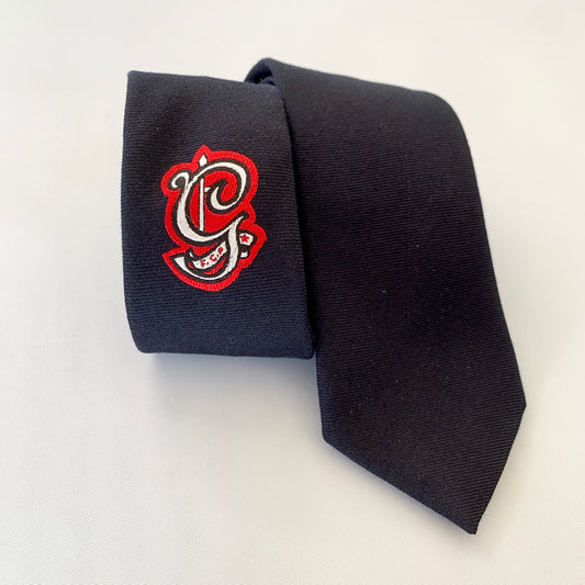 Gucci Lord Embroidered Tie in Black