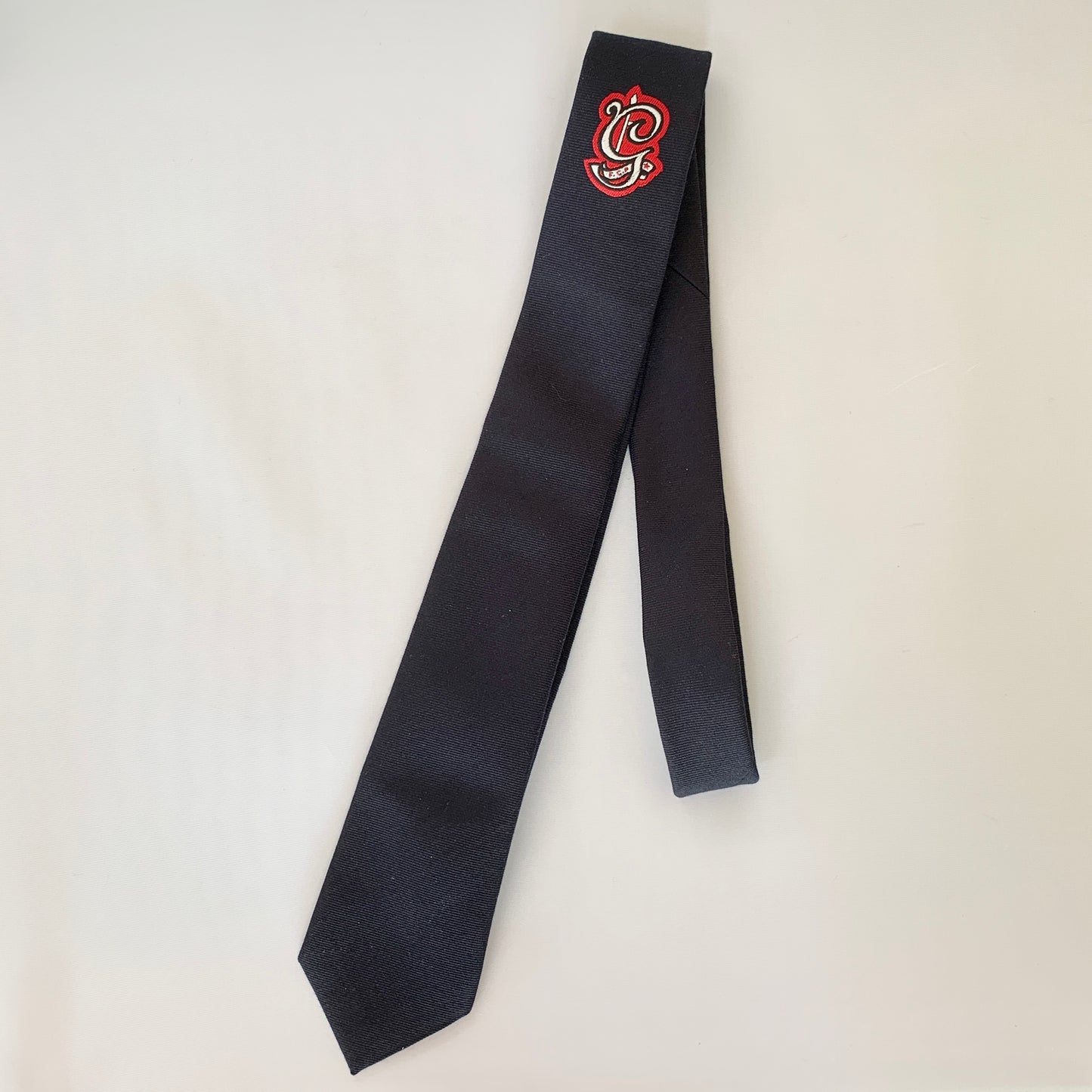 Gucci Lord Embroidered Tie in Black