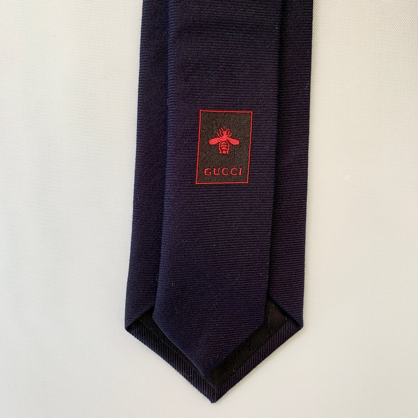 Gucci Lord Embroidered Tie in Black