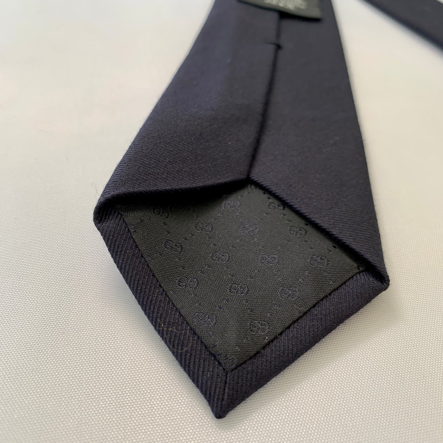 Gucci Lord Embroidered Tie in Black