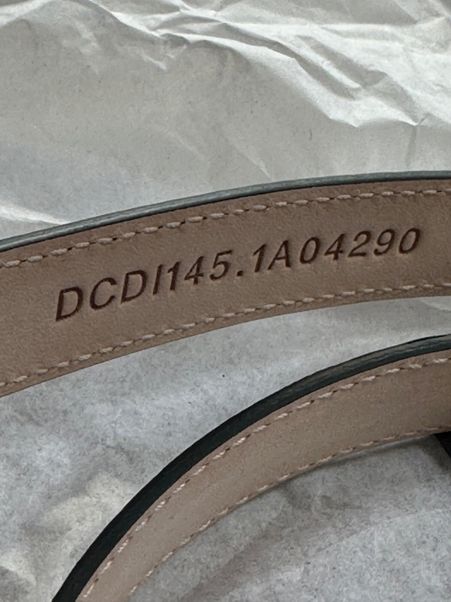 Versace Medusa Leather Belt in Silver