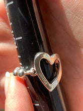 Load image into Gallery viewer, Gucci Toggle Logo Heart Ring in Sterling Silver