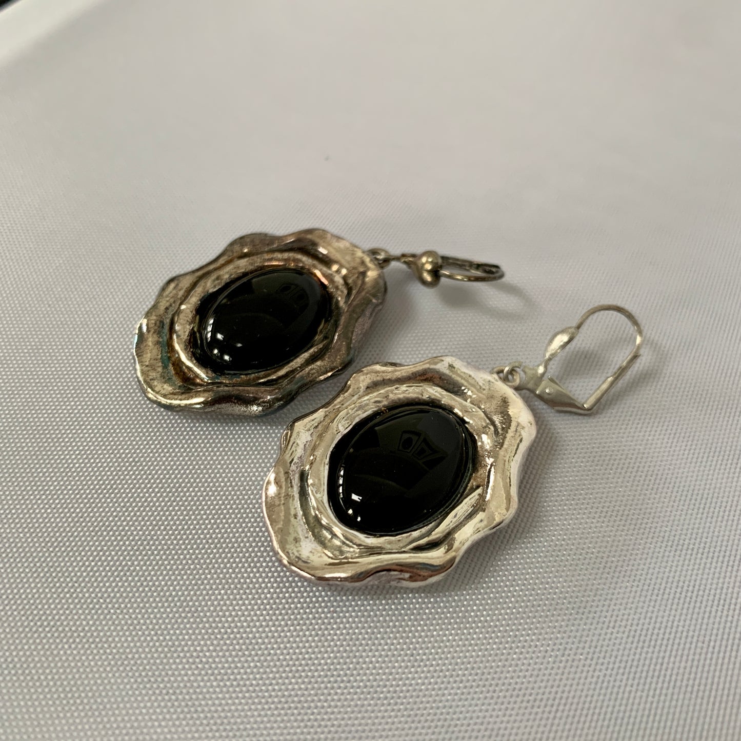 Gavriel Vintage Style Opal Earrings in Sterling Silver