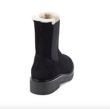 Load image into Gallery viewer, Stuart Weitzman Alpine Faux Fur Lined Suede Chelsea Boots