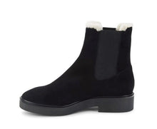 Load image into Gallery viewer, Stuart Weitzman Alpine Faux Fur Lined Suede Chelsea Boots