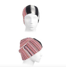 Load image into Gallery viewer, Missoni Print Beanie in Pink and Red